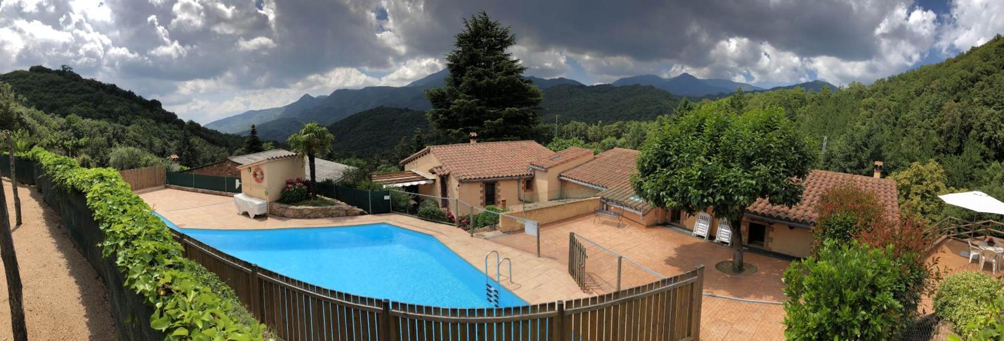 Apartamento En Pleno Montseny Mas Romeu Turisme Rural Арбусьес Экстерьер фото